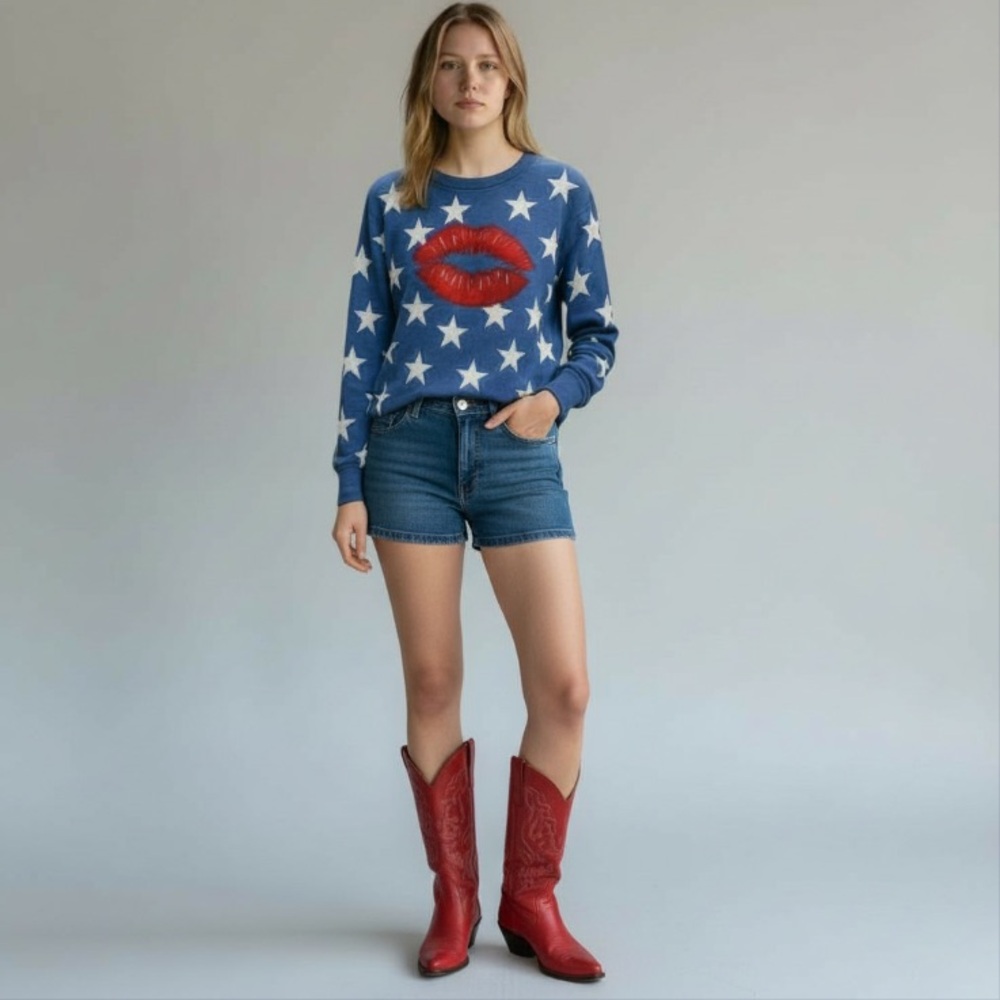 Wildfox From America With Luv Sweatshirt Size L